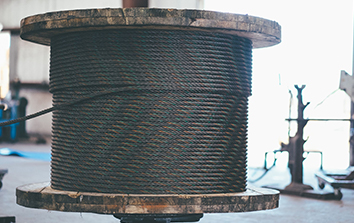 Image of wire rope spool